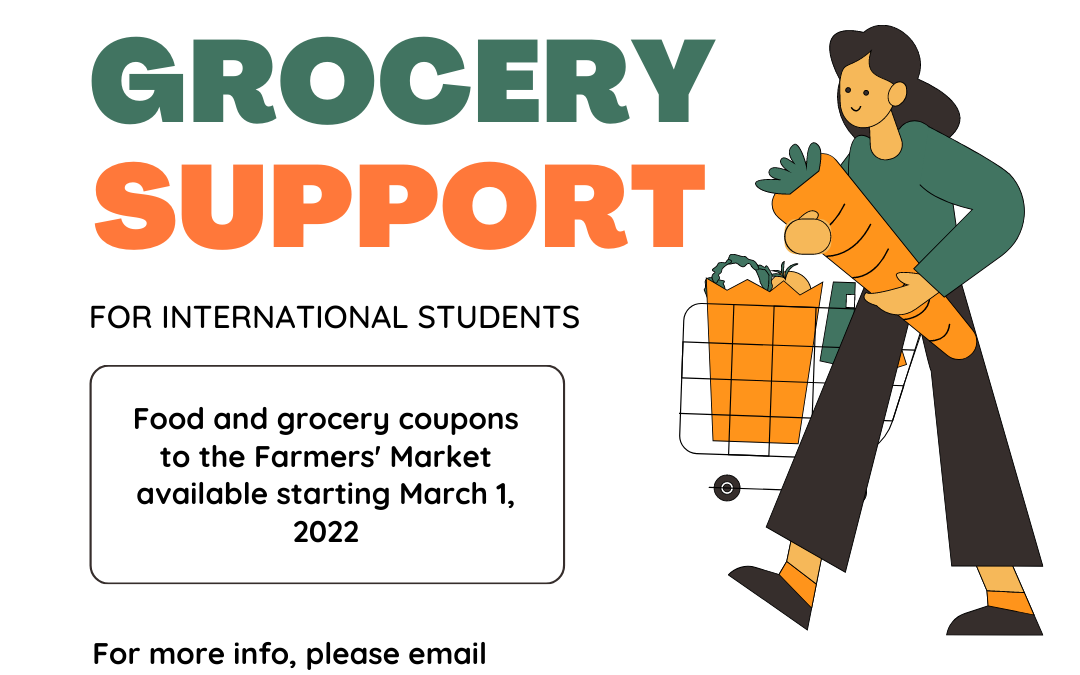 GROCERY SUPPORT PROGRAM FOR INTERNATIONAL STUDENTS