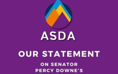  ASDA’s Statement on Senator Percy Downe’s Recent Comments